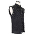 SiaLinda for Men: Weste / Hemd Arion, Ärmellos, Druckknöpfe, schwarz, Baumwolle - SiaLinda.com